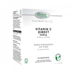 Power of Nature Platinum Range Vitamin C Direct 1000mg, 20 sticks